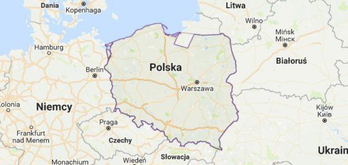 olsztyn mapa polski Co się stało z mapą Polski? Część naszego   Olsztyn