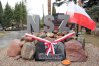 Pomnik na olsztyńskim cmentarzu upamiętniający żołnierzy Narodowych Sił Zbrojnych