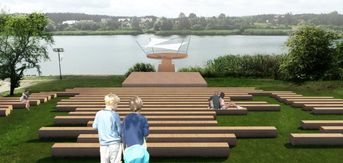 Amfiteatr i dwie plaże. Powstaje plan zagospodarowania brzegów jeziora w Dywitach