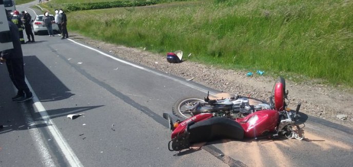 Motocyklista sprawcą poważnego wypadku