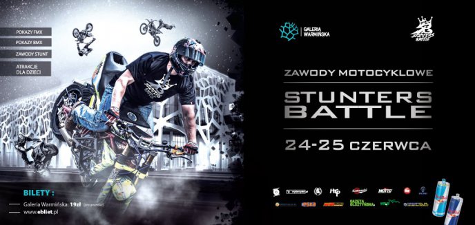 Wyjątkowe zawody motocyklowe „Stunters Battle” w Galerii Warmińskiej!