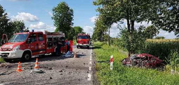 Tragiczny wypadek w okolicach Rynu. Droga zablokowana
