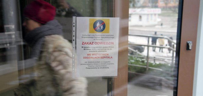 Zakaz odwiedzin w olsztyńskim szpitalu. Powód? Zagrożenie grypą