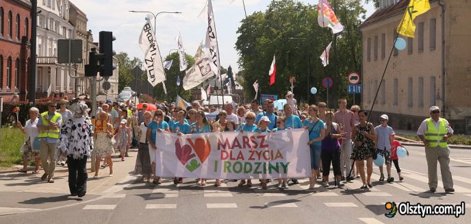 Artykuł: Ulicami Olsztyna po raz 7. przeszedł ''Marsz dla Życia i Rodziny'' [ZDJĘCIA]