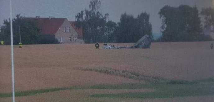MIG-29 rozbił się w Pasłęku. Pilot nie przeżył