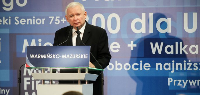 Kaczyński w Olsztynie o ''ojkofobii sędziów''. KRS zajmie się słowami prezesa PiS?