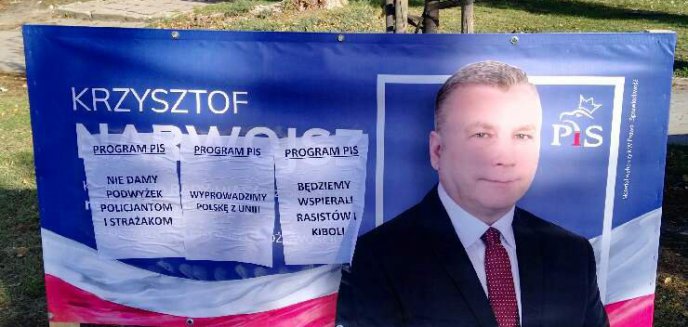 Przedwyborcza akcja przeciwników PiS-u na olsztyńskim Zatorzu