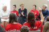 Pierwsza dama odwiedziła pacjentów i personel olsztyńskiego Caritas