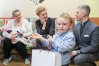 Pierwsza dama odwiedziła pacjentów i personel olsztyńskiego Caritas