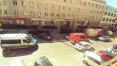 Akcja policjantów i strażaków w centrum miasta