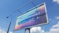 Billboard na ul. Dworcowej, promujący Olsztyński Marsz Równości