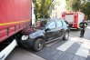 Na ul. Zamenhofa TIR wjechał w osobową dacię