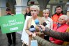 Konferencja prasowa PSL-Koalicji Polskiej na olsztyńskiej starówce