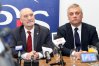 Antoni Macierewicz (z lewej) gości w piątek w Olsztynie