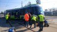 W poniedziałek na ul. Towarowej wykoleił się testowany od lutego tramwaj Panorama