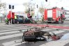 Zdarzenie na skrzyżowaniu ulicy Lubelskiej i Przemysłowej w Olsztynie