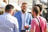Paweł Tanajno w środę na olsztyńskiej starówce spotkał się nie tylko z sympatykami, ale polemizował także z osobami, które chcą zagłosować na innych kandydatów