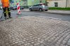 Odsłonięty bruk na ul. Mickiewicza