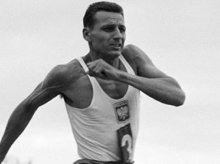 66 lat temu Józef Szmidt pobił rekord świata w trójskoku na stadione Leśnym w Olsztynie! [WIDEO]