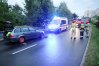 Na ul. Synów Pułku bmw uderzyło w barierki