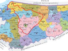 Olsztyn to Warmia. Gdzie przebiega granica pomiędzy Warmią a Mazurami? [MAPA]