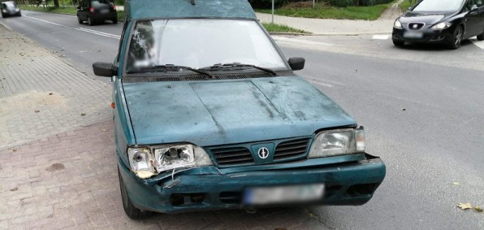 Artykuł: 100-letni kierowca poloneza spowodował kolizję na olsztyńskim Zatorzu