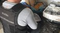 Zabezpieczone paczki papierosów, znalezione w paczkach kurierskich