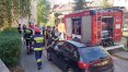 Interwencja służb na ul. Okrzei w Olsztynie