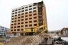 Rozpoczęto wyburzanie hotelu Gromada