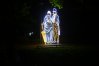 Iluminacje w parku Jakubowo