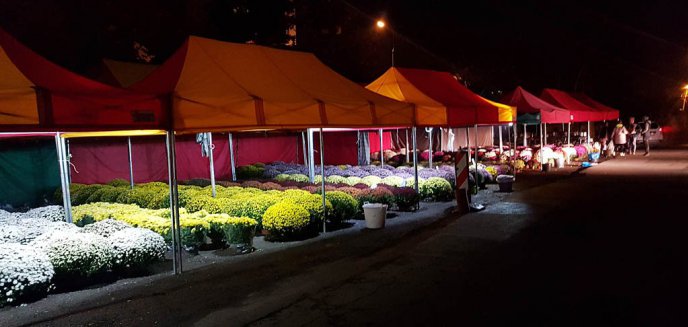 Dramat sprzedawców kwiatów i zniczy. W nocy stali na rynku z towarem [ZDJĘCIA]