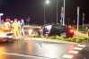 W piątkowy wieczór doszło do kolizji na jednym z nowych rond w Olsztynie