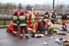 Wypadek na ul. Towarowej w Olsztynie