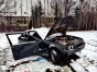 Porzucone BMW na  osiedlu Generałów w Olsztynie
