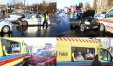 Kolizja na skrzyżowaniu ul. Pstrowskiego i al. Sikorskiego w Olsztynie