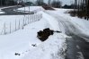 Porzucona piaskarka znajduje się nieopodal węzła Olsztyn-Jaroty