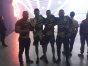 Przemysław Opalach (drugi z lewej) wraz ze sztabem podczas gali "MMA-VIP" pod Krakowem