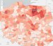 Mapa zakażeń koronawirusem w Polsce (16 lutego 2021)