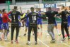 Radość olsztyńskich zawodników po zwycięstwie nad rywalem z Elbląga