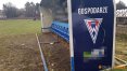 Wandale po raz kolejny zniszczyli obiekty na stadionie Warmii
