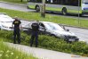 Na ul. Synów Pułku kierowca BMW zasłabł za kierownicą i zjechał na pobocze