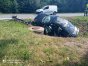 Volvo wylądowało w rowie
