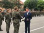 W Braniewie odbyła się uroczysta przysięga 101 żołnierzy IV Warmińsko Mazurskiej Brygady Wojsk Obrony terytorialnej. Na zdjęciu minister obrony narodowej, Mariusz Błaszczak