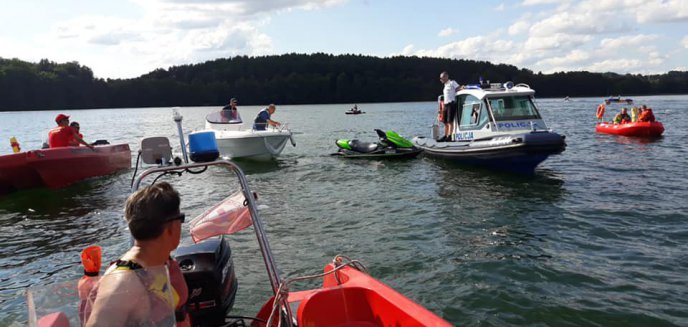 Artykuł: Akcja ratunkowa na jeziorze Ukiel