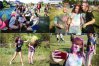 Głównie młodzi ludzie bawili się na placu przy miejskim stadionie z okazji Kolor Fest