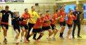 Radość olsztyńskich szczypiornistów po ostatnim gwizdku sędziego