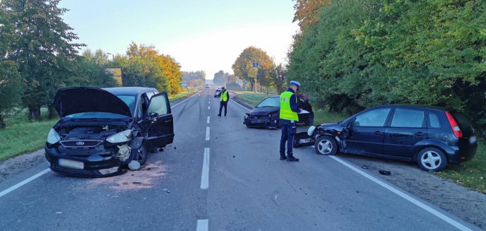 Artykuł: Wypadek pod Olsztynkiem. Na DK 58 zderzyły się cztery auta [ZDJĘCIA]