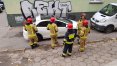 Interwencja straży pożarnej na ul. Mickiewicza