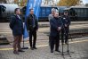Podczas konferencji prasowej przedstawiciele m.in. PKP poinformowali, że podróże na trasie Olsztyn - Braniewo będą krótsze