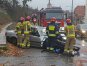 24-latka keirująca hondą uderzyła w mur na ul. Niepodległości